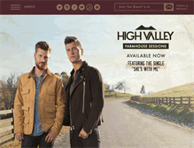 Tablet Screenshot of highvalleymusic.com